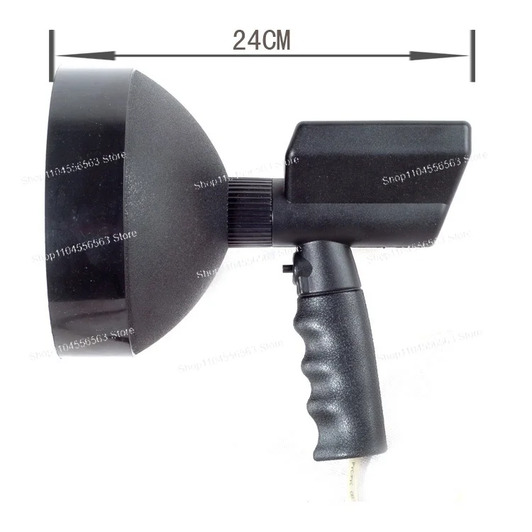 7 Inch 100W HID Xenon Searchlight, 12V/24V Handheld Spotlight for Outdoor Use