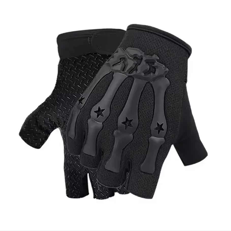 

Outdoor cycling, half finger, men's and women's anti slip tactics, fitness, mountain climbing, fishing, half finger, bicycle glo