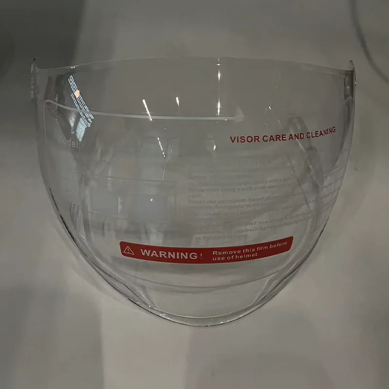 

Прозрачные длинные линзы для мотоциклетного шлема с открытым лицом, солнцезащитный козырек с обзором высокой четкости