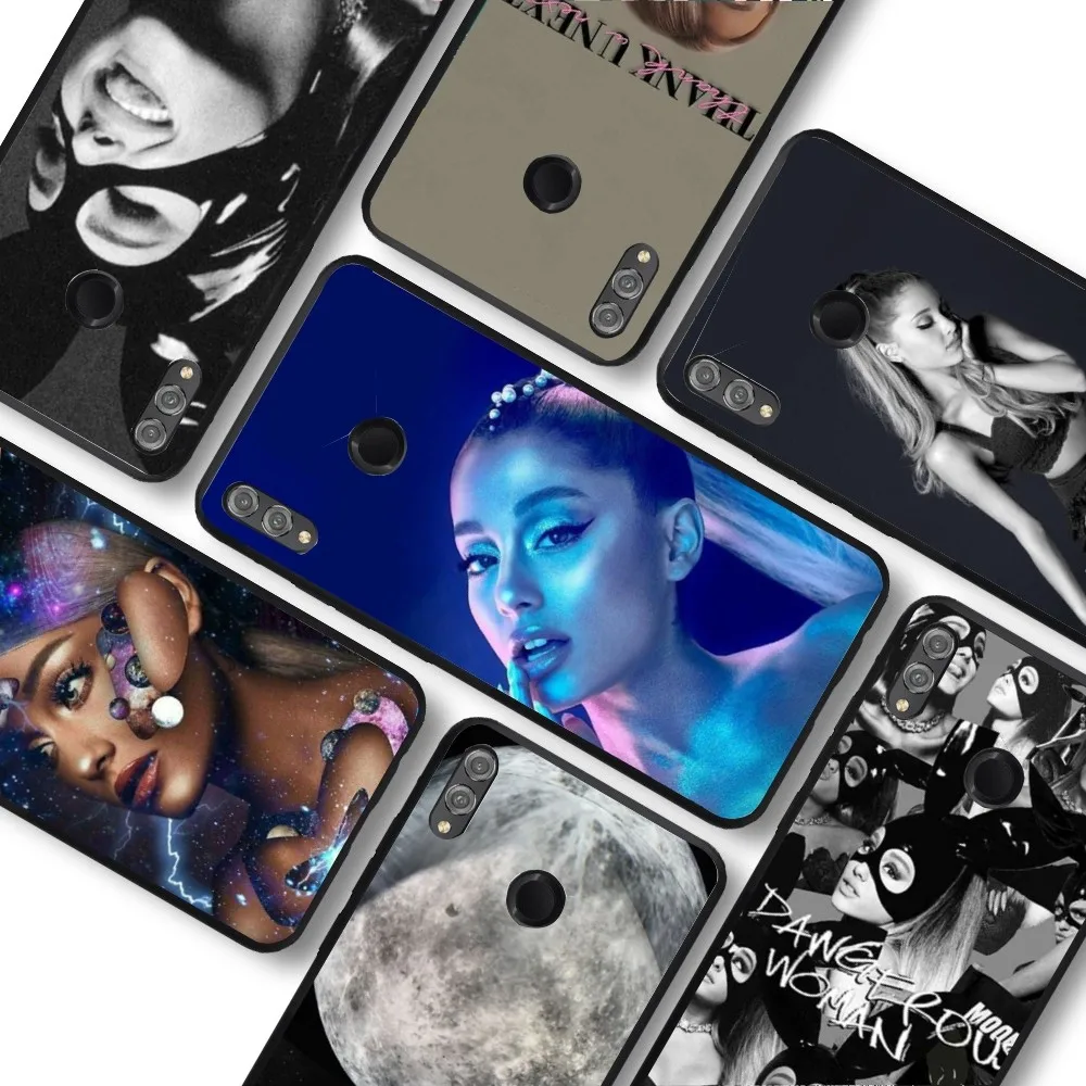 Singer A-Ariana G-Grandes Phone Case For Huawei Honor 10 lite 9 20 7A 9X 30 50 60 70 pro plus Soft Silicone Cover