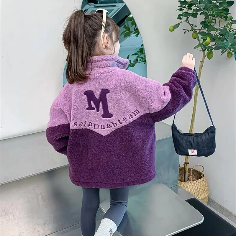 4-14Y الفتيات أفخم السترات 2025 جديد للأطفال سميكة معاطف الاطفال رسالة الشتاء ملابس خارجية المراهقين موضة القطن الملابس الدافئة #2