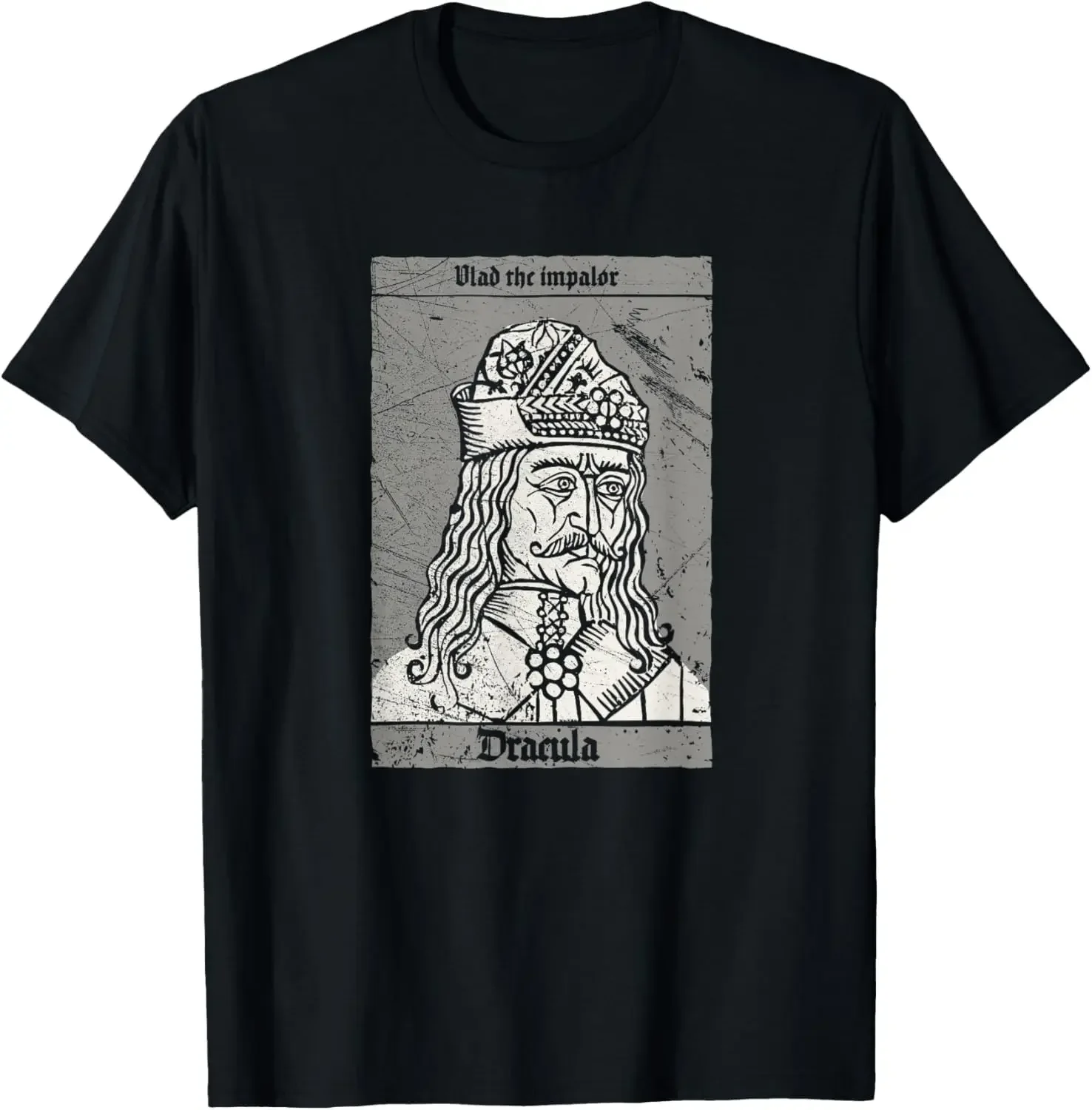 Occult Dracula - Vlad The Impaler Horror Vampire T-Shirt