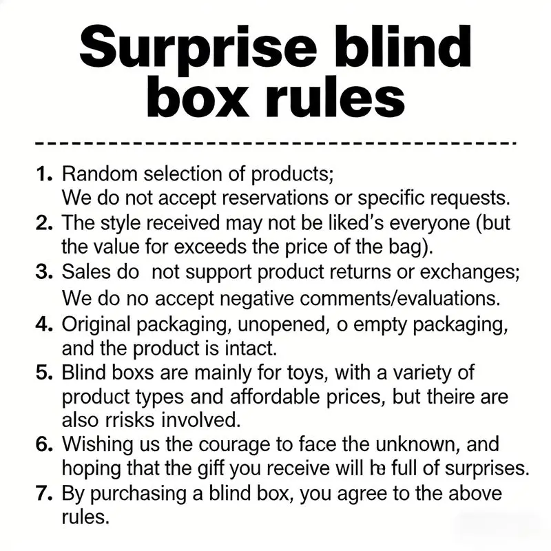 Clearance Bargain Surprise Blind Box Contains A Variety Of Popular Styles Items Are Shipped Randomly Perfect As A Gifts - Image 3