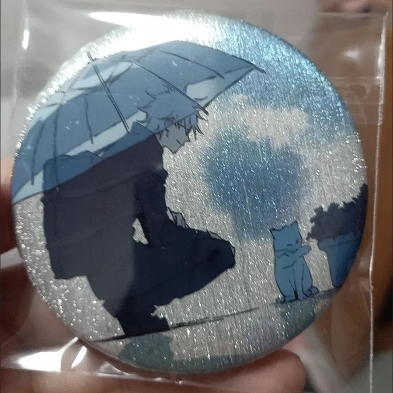 Satoru Gojo Badge Jujutsu Kaisen อะนิเมะดูดีเสื้อผ้าที่ละเอียดอ่อนเข็มกลัดกระเป๋านักเรียนแขวนตกแต่งตกแต่ง