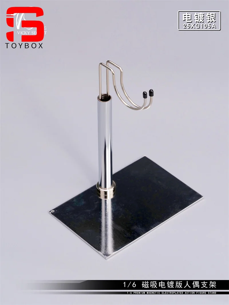 VSTOYS 25XG105 Metalowy Stojak Podpórka Pod Model Żołnierza w Skali 1/6 Pasuje do Figurki Akcji Żołnierza 12''