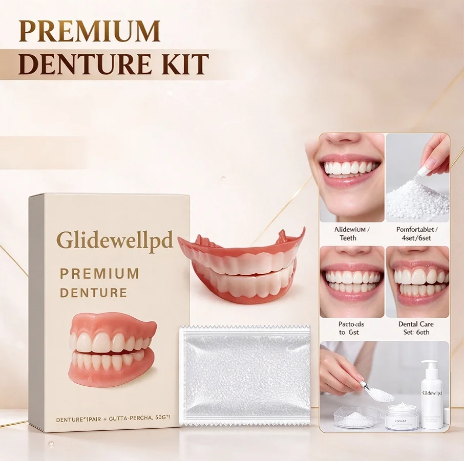 New All-Inclusive Dental Stickers Upper & Lower Teeth Braces Decoration for Stage Decor Home Party Supplies
