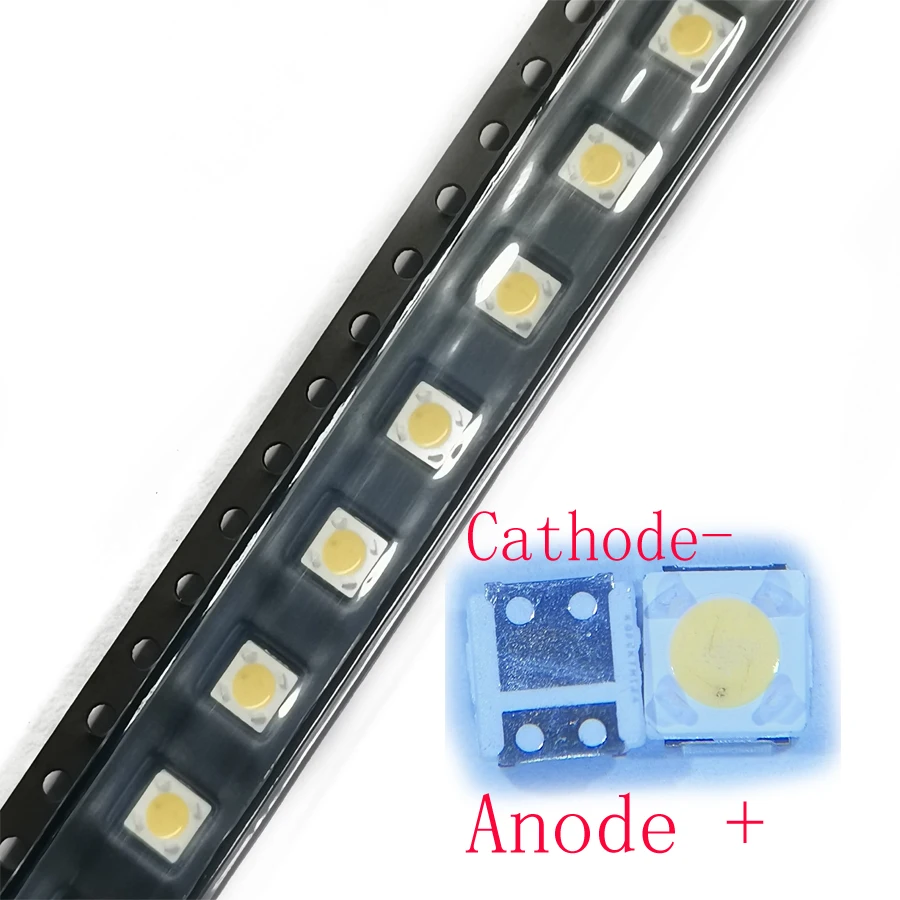 

100pcs/Lot SMD LED 3535 3V 1W Cool White High Power For Lumens TV Backlight Application