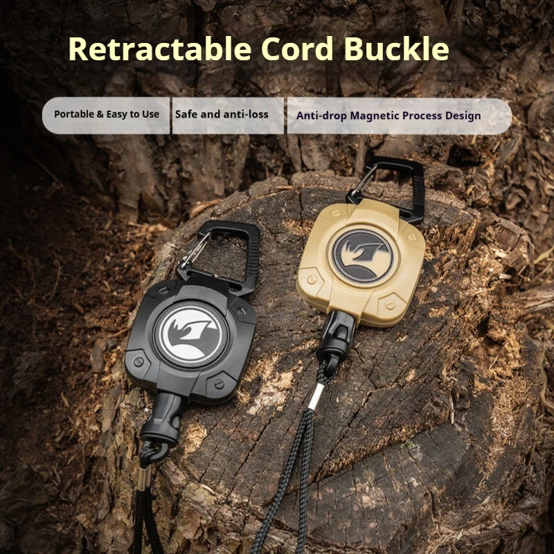 

Rhino Rescue Outdoor Camping Carabiner Retractable Spring Multi-function Hook Fishing