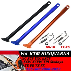 Motocyklowa podpórka boczna CNC z zestawem sprężyn do KTM 125-500 XC XCW XCF XCFW EXC EXCF TPI 6-dniowa Husqvarna GasGas
