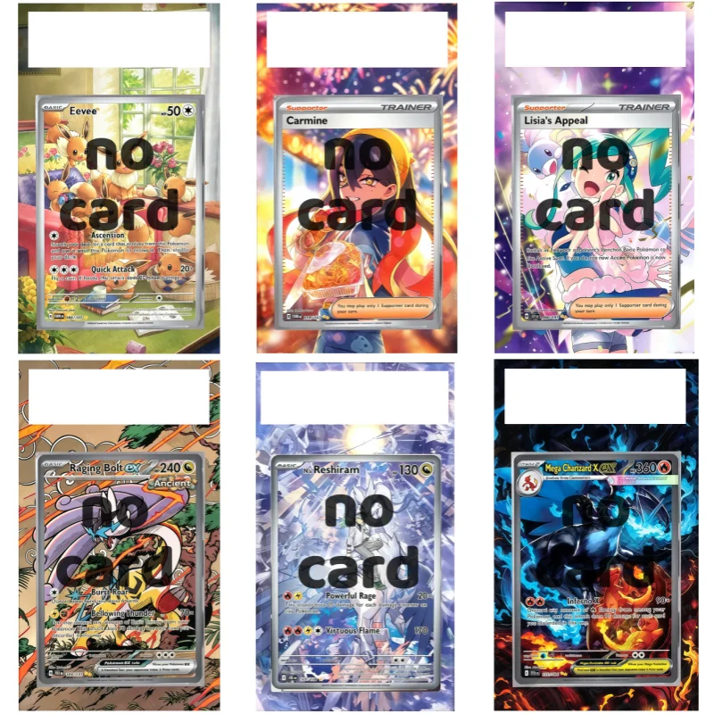 Anime Art Display Scarlet Violet Surging Sparks Carmine Anime Game Expand Art Fan Gift Acrylic Protective Case Keychain No Shell