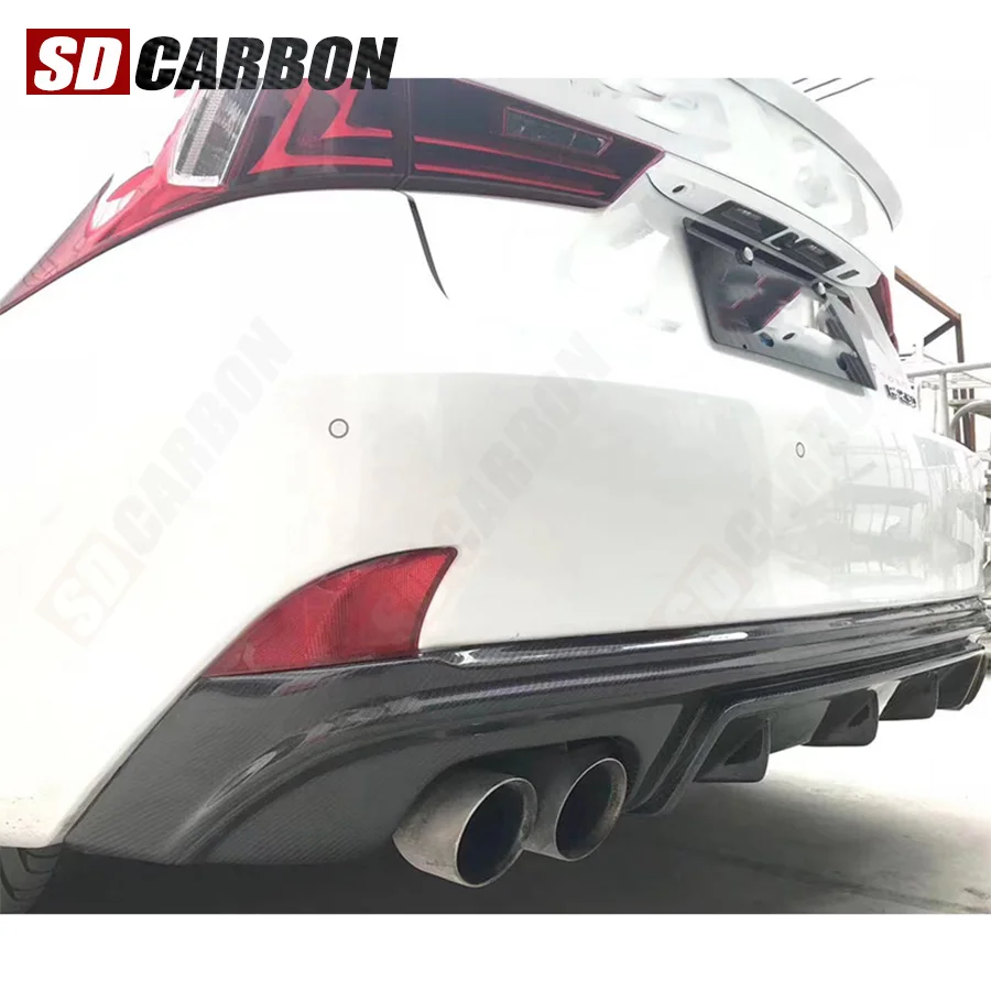 Carbon Fiber Rear Bumper For Lexus IS ISF IS200T IS250 IS300 IS350 13 ...