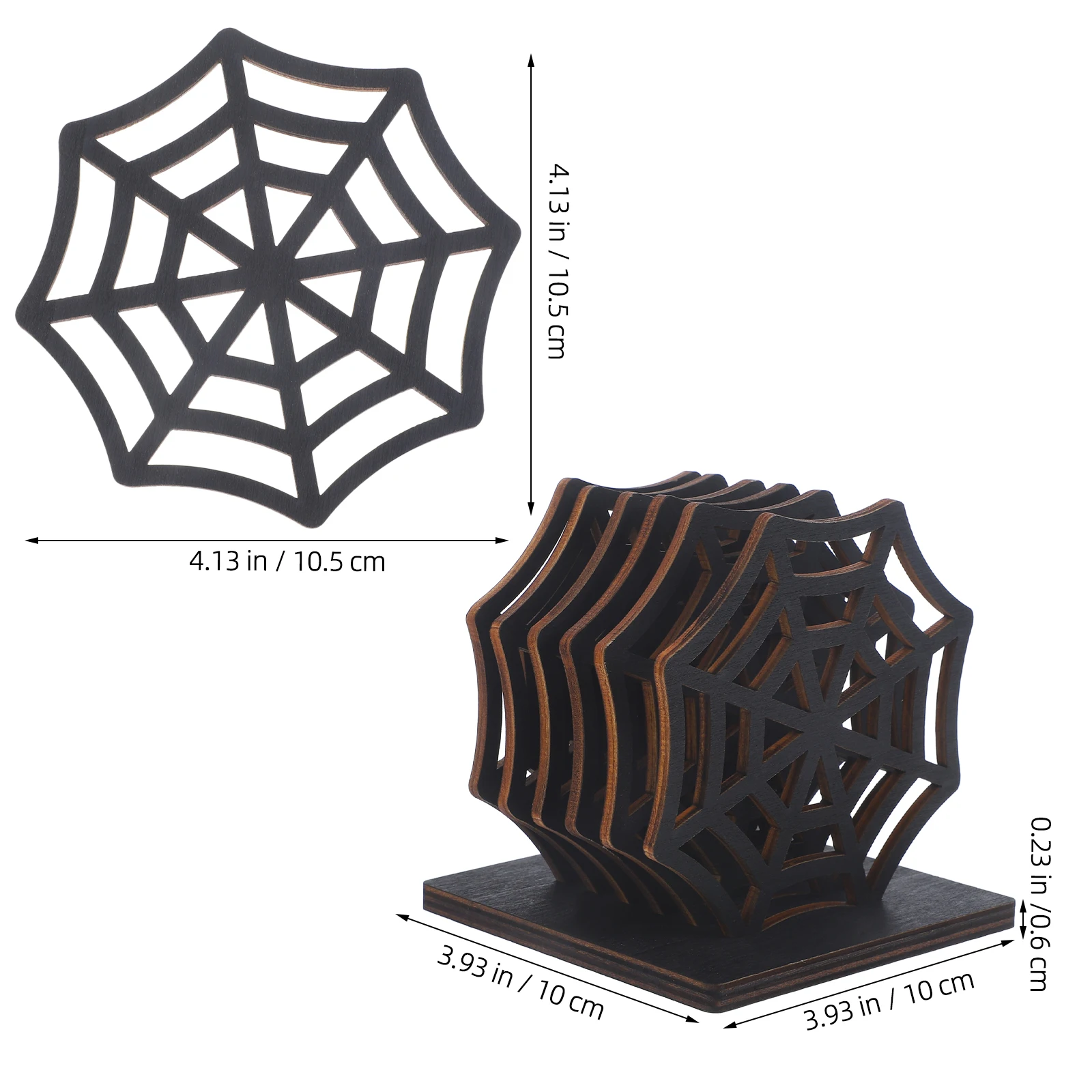 

Spider Web Coaster Spiderweb Placemats Halloween Decorative Coasters Party Decorations Hollow Out