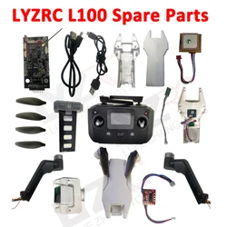 LYZRC L100 RC Drone V-Shaped Bicopter Helicopter Original Spare Part Propeller Blade Motor Arm Battery Charger Controller Etc.