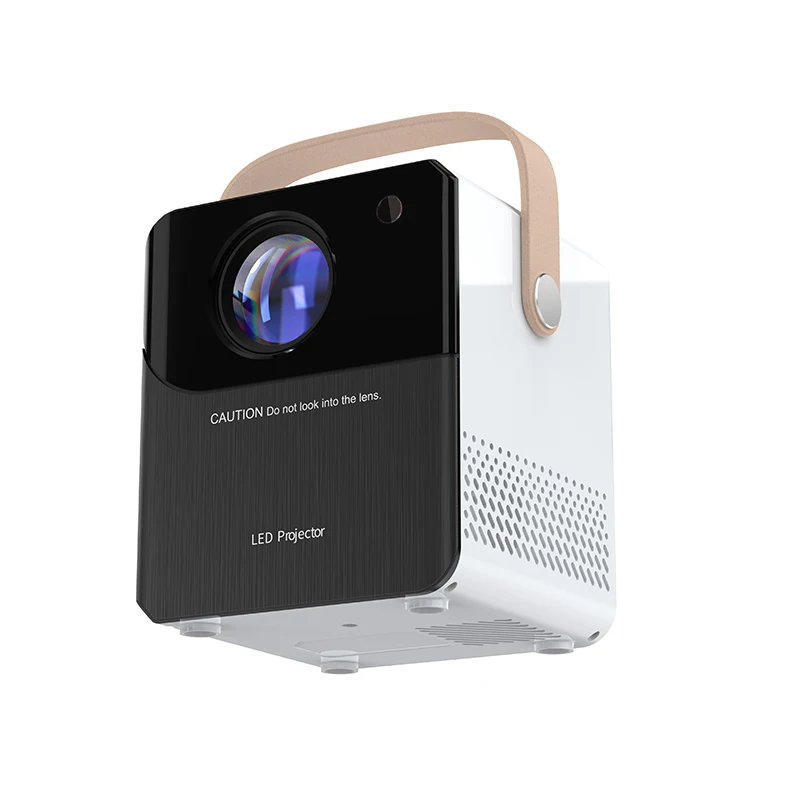 Mini projector supports 480P HD outdoor projector with stylish design for multi-scene portable available