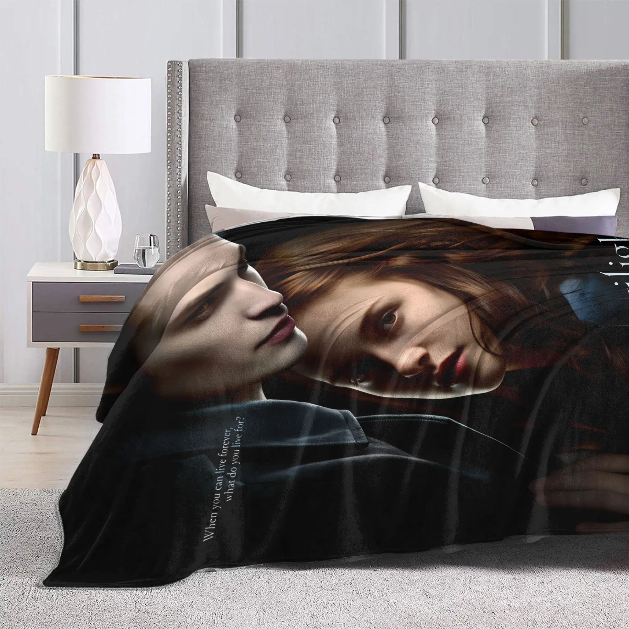 ديكور إدوارد البطانيات الدافئة الناعمة الشفق ساغا الاطفال الكبار أفخم رمي بطانية رقيق الأريكة السرير الفانيلا المفرش أريكة سرير