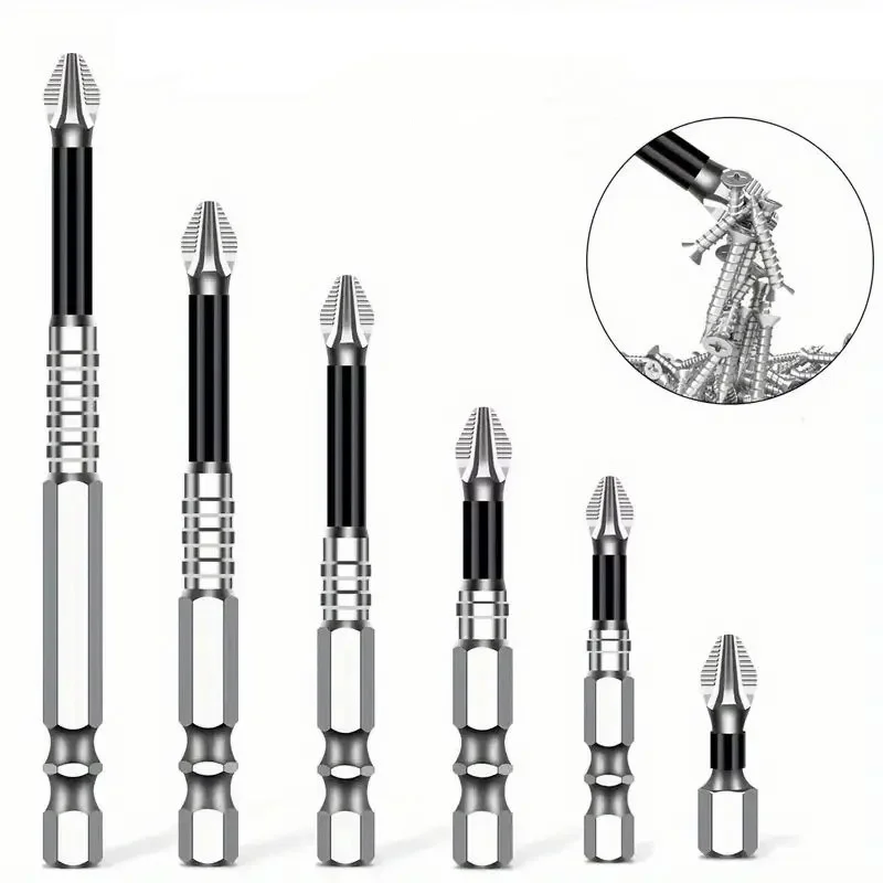Nuovo set di testine per lotti antiscivolo e resistenti agli urti K5, forte durezza magnetica e testa per cacciavite con trapano flash ad alto coppia