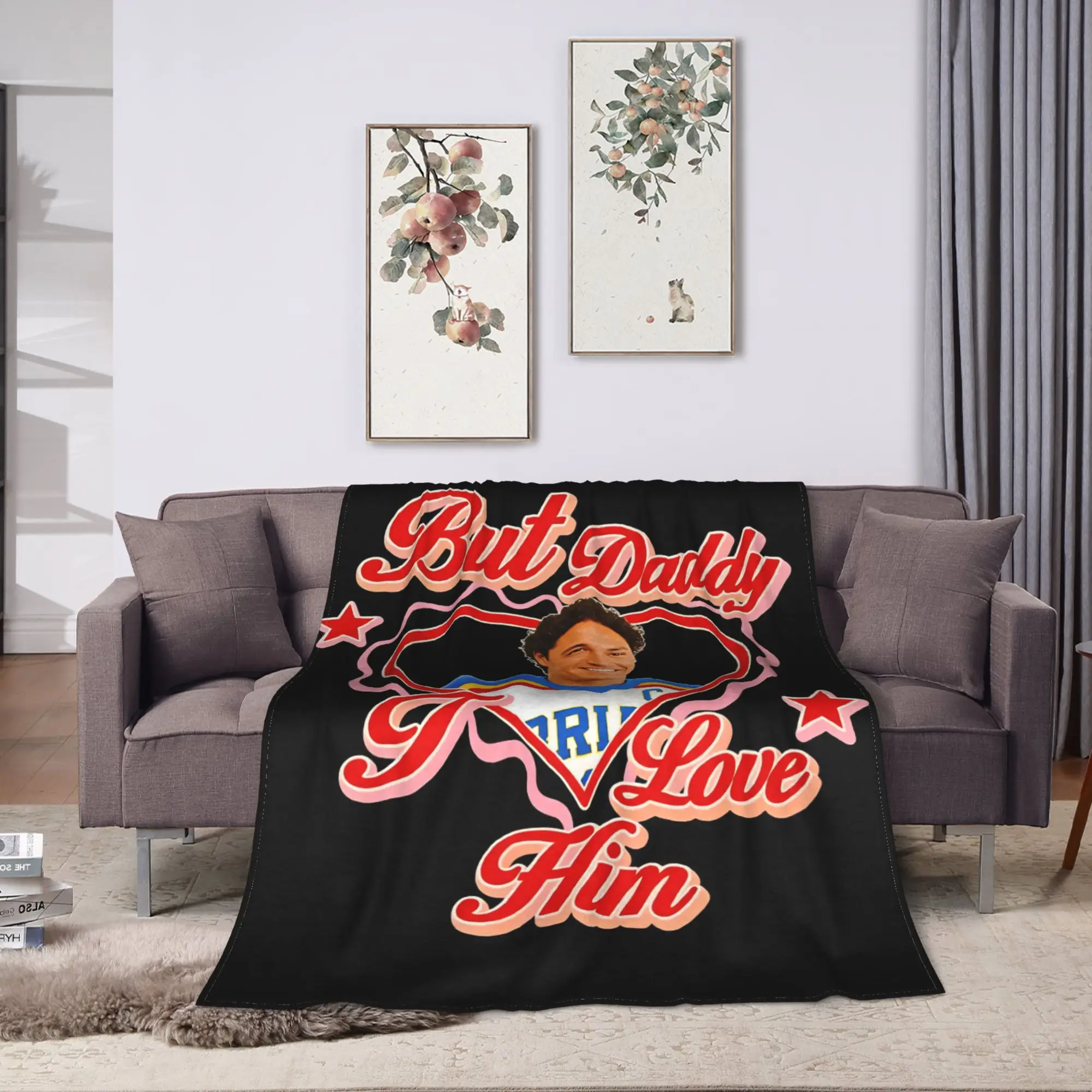 But Daddy I Love Him Garrett Graham Poster Flannel Blanket Girl  Warm Soft Throw Blanket Winter Bedroom Bedspread Sofa Bed Cover