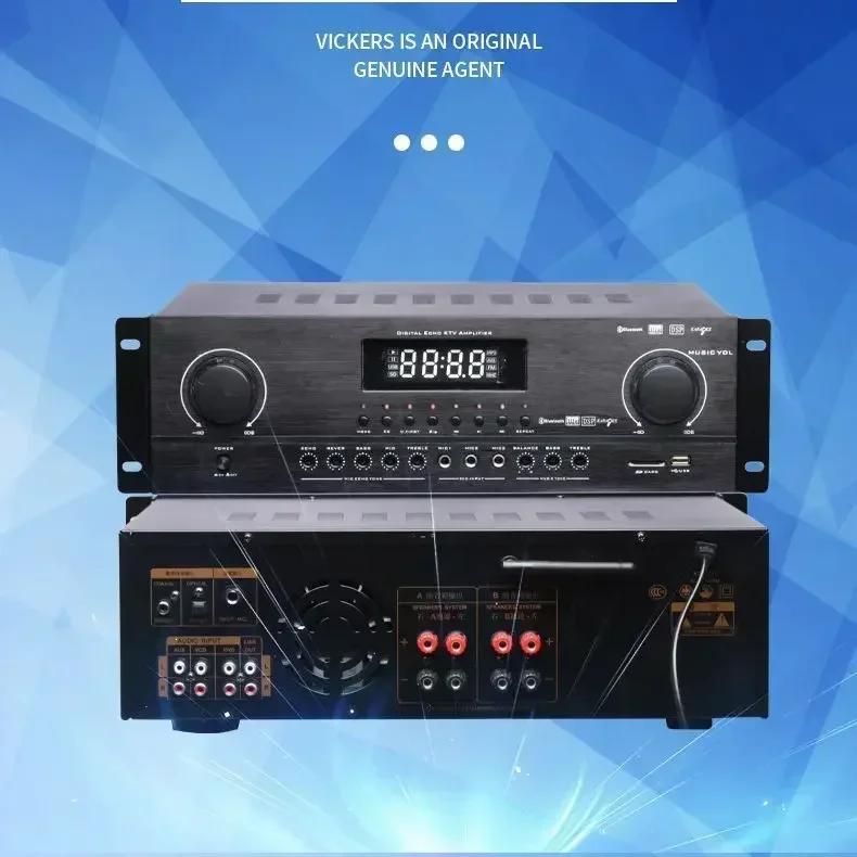 Durable Karaoke Constant Resistance Power Amplifier, Car U Disk SD Card Bluetooth Subwoofer