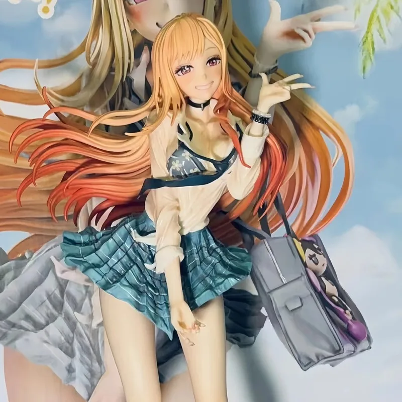 27 سنتيمتر فستاني حبيبي Hitokawashima الدائمة عمل تمثال لطيف رائعة نموذج لسطح المكتب الديكور مفاجأة هدية عيد ميلاد