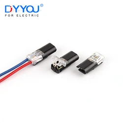 10pcs 2 Pin 2 Way Plug Waterproof Electrical Connector Car Wire Cable Automotive Electrical Connector Strip Terminal Connection