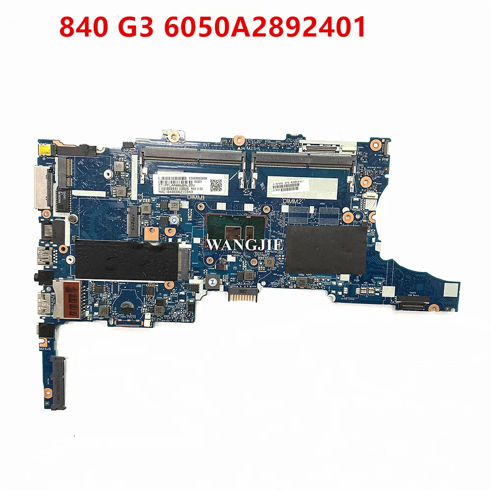 6050A2892401 For HP EliteBook 840 G3 Laptop Motherboard 826805-601 918315-601 826806-601 918312-601 100% Fully Tested