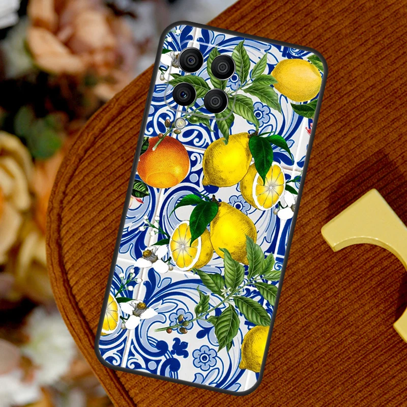 Summer Fruit Lemon For Samsung Galaxy M13 M33 M53 M52 M32 M12 M14 M34 M54 M11 M21 M51 M15 M55 M31s M20 Case