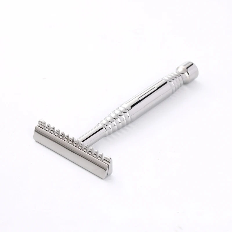 YAQI Romulus Open Comb Polished 316 stainless Steel AC Blade Single-edged Mens Shaving Safety Razor