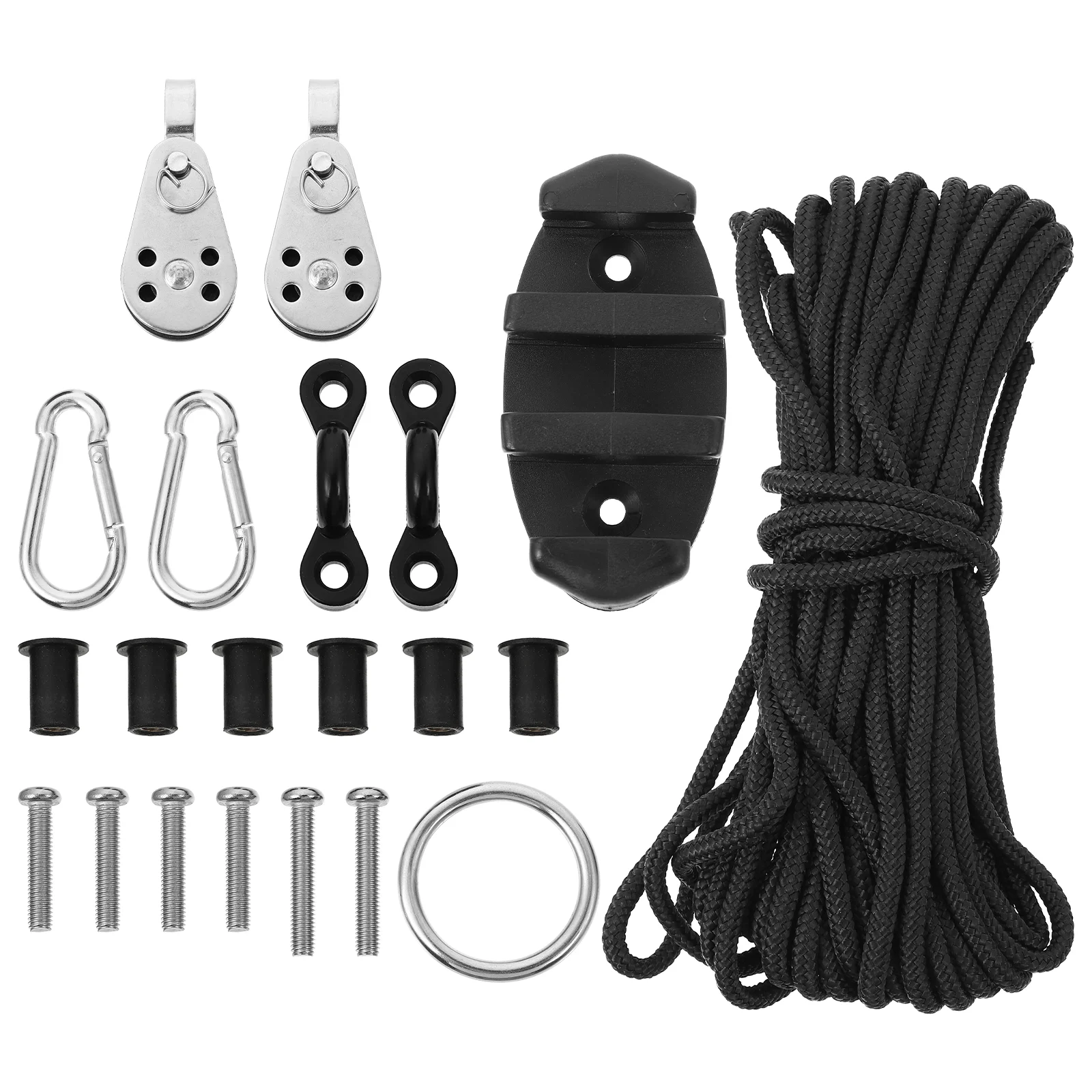 

Kayak Kit Pad Eye Anchor Trolley Cleat Accessories for Fishing Nylon Canoe System