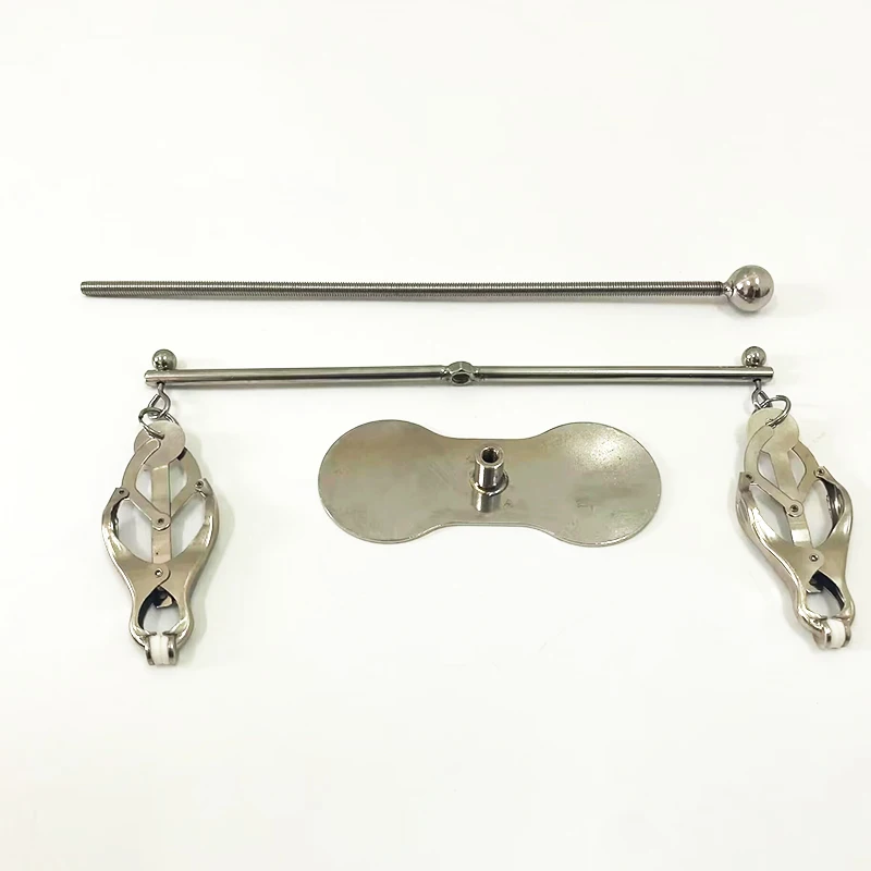 Female Adjustable Stainless Steel Nipple Clips Clamps Breast Squeeze Stretching Device Breast Bondage BDSM Sex Toy