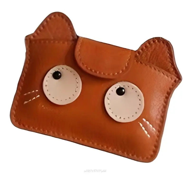 X5XA Artistic Cats Theme Pocket Wallet โครงสร้างบางน้ำหนักเบาถือสิ่งของได้