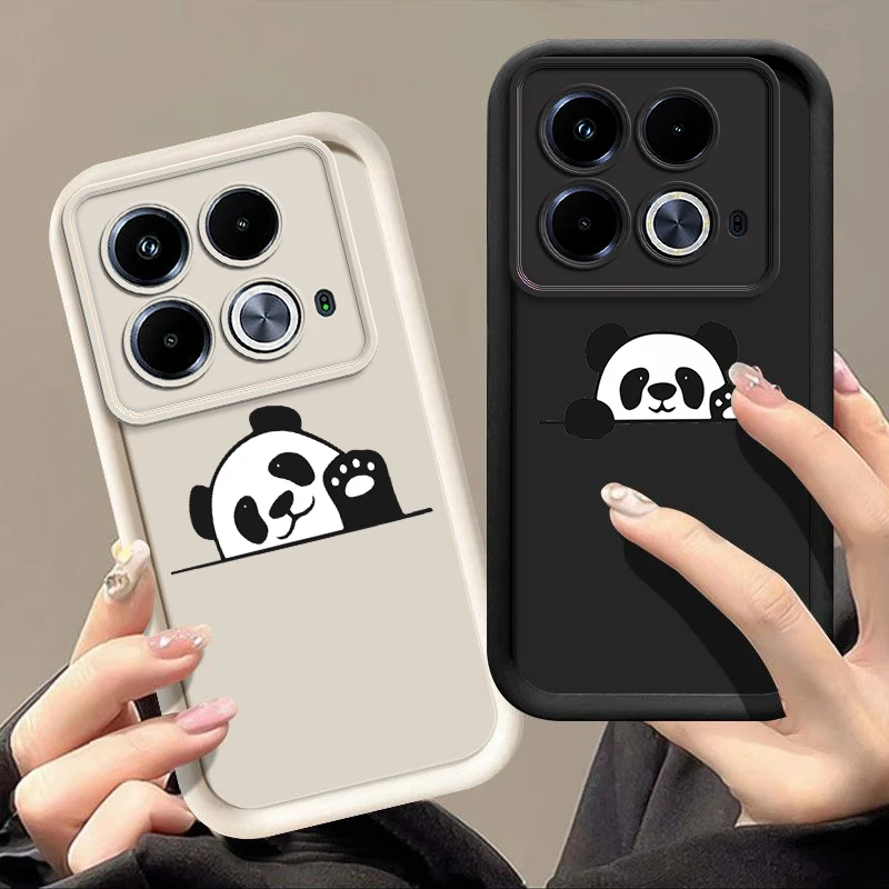 Note 40 Cute Panda New Sky Eye Phone Case For Infinix Note 30 40 40Pro 12Pro 30Vip SPARK 6GO 10 GO 10Pro SMART 7HD 8 Cover