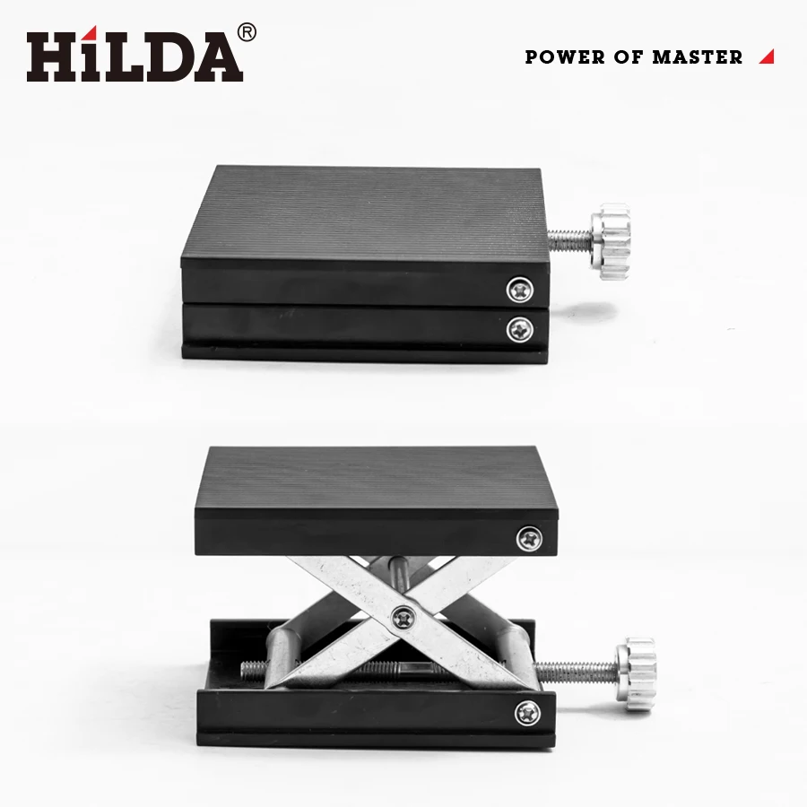 HILDA Aluminum Lifter Adjustable Laser Level Stand Manual Lifting Stand For 3D/4D Self-Leveling Horizontal&Vertical Laser Level