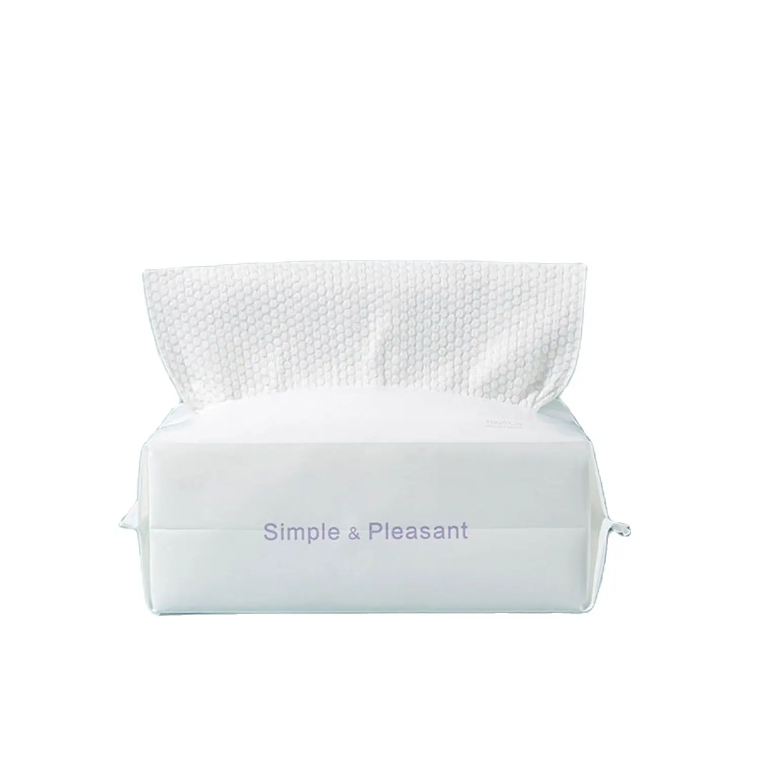 Facial Dry Wipes,100% Pure Cotton Tissues, Unscented Soft Strong Absorbent Disposable Face Towel for Sensitive Skin,Facial Clean