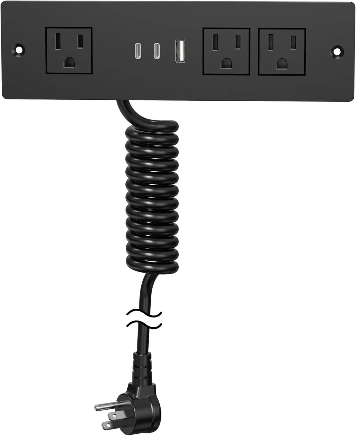 Furniture Drawer Outlet, Recessed Power Strip with (3) PD 20W USB Ports Fast Charging