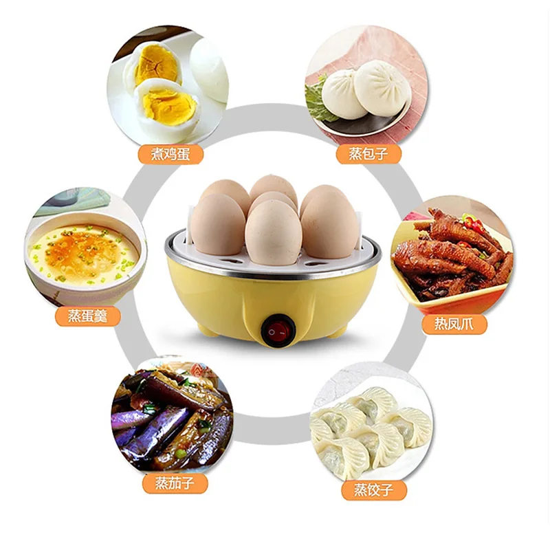 

Electric Egg Poacher Multifunctional Auto Off Generic 7 Eggs Cooker Boiler Steamer Kitchen Breakfast Utensils