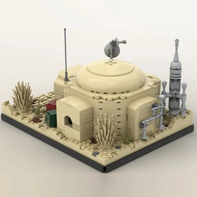 New Space series Owen Lars\' Home on Tatooine MOC-50144 Architecture Toys Building Blocks Bricks Children Xmas Kid Gift