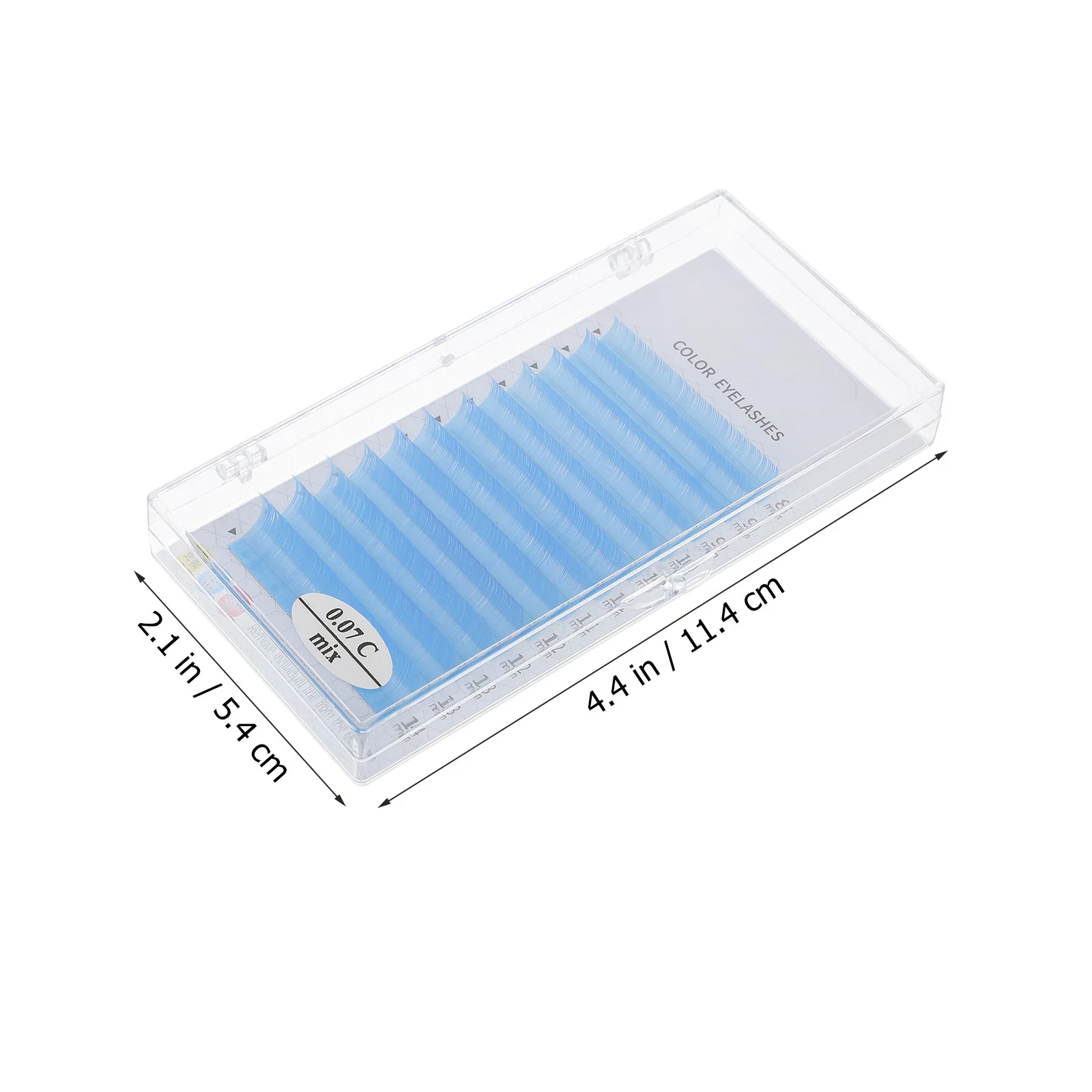 1 Box fluoreszierende falsche Wimpern für Damen, handgefertigt, lockig, langlebig, natürlicher, glänzender Look für Cosplay, Make-up-Erweiterungen, dekorativ