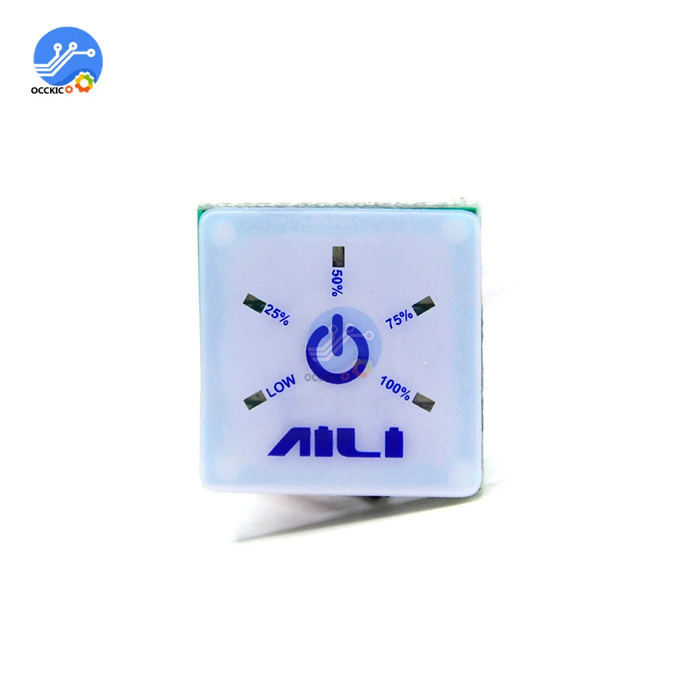 1S 2S 3S 4S 5S 6S 7S 12V ตะกั่ว-กรดลิเธียมเหล็กฟอสเฟตแบตเตอรี่ลิเธียมจอแสดงผลแผง Undervoltage ตัวบ่งชี้