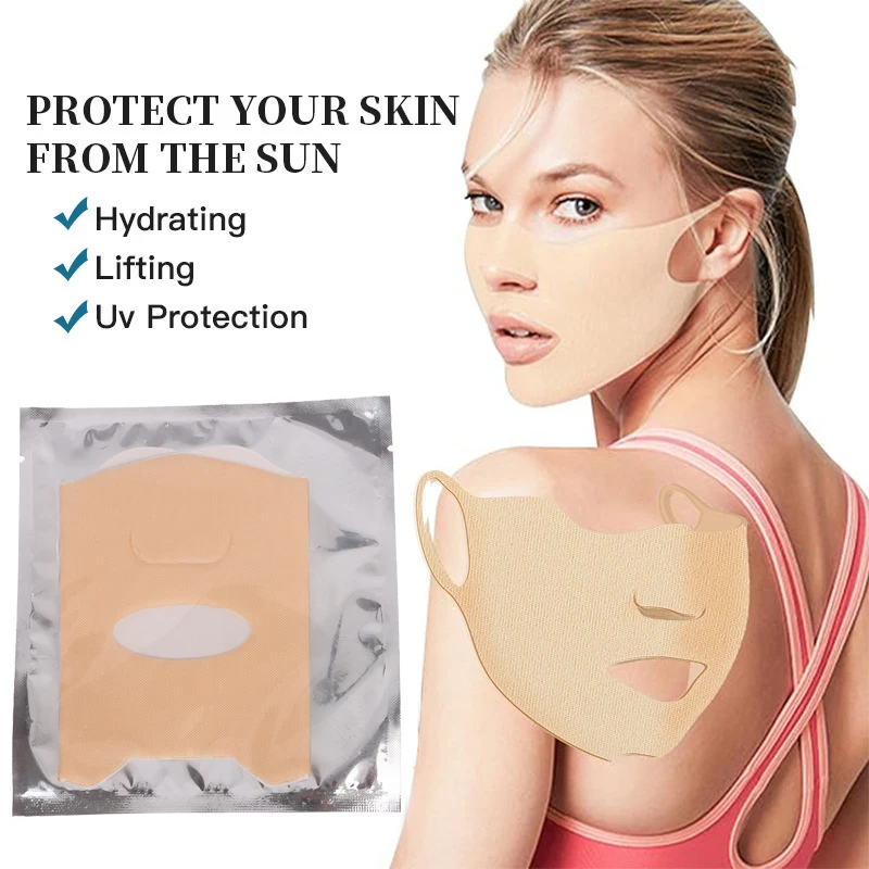 Golf Sunscreen Patch Outdoor Uv Protection Mask Hydrating Gel Skin Care Mask Suitable For Outdoor Sports Cycling Mountain