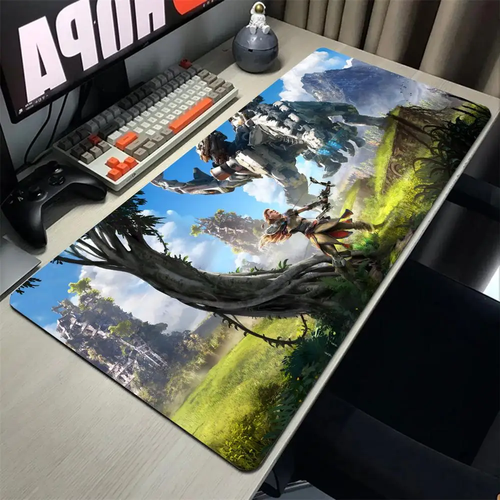 Pc Gamer Gaming Accessories Horizon Zero Mousepad Mouse Mat Desk Mat With Pad Gaming Accessories Prime Gaming XXL Keyboard Pad