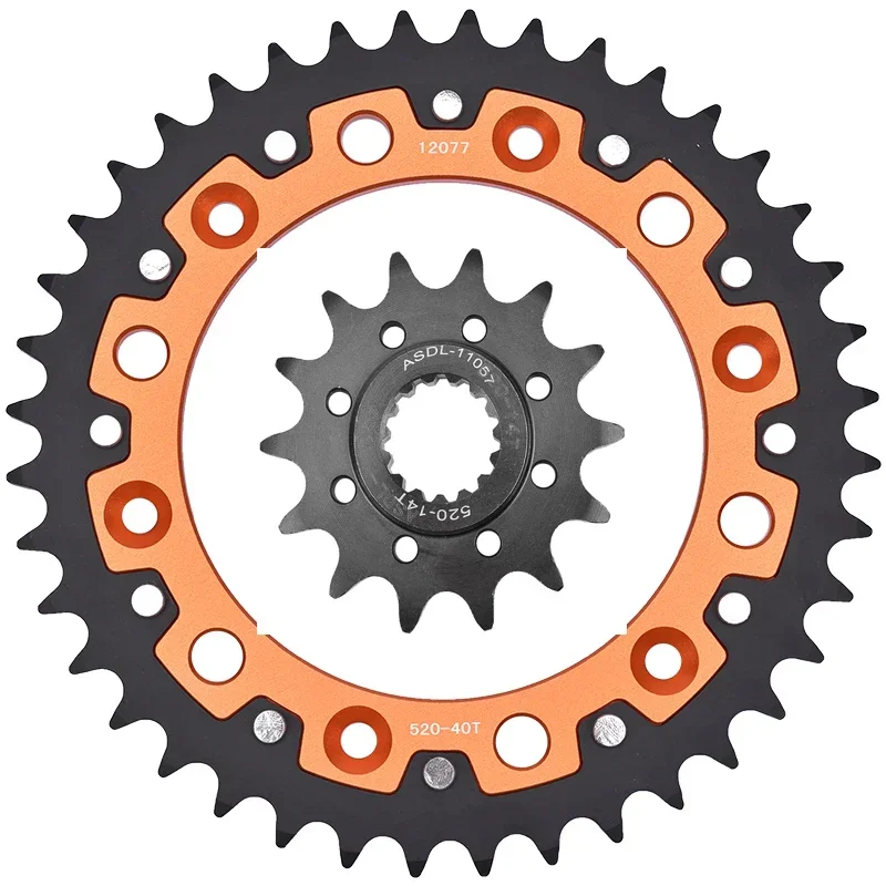 

520 14T 40T Front Rear Sprocket For KTM 300 EXC Enduro 2010