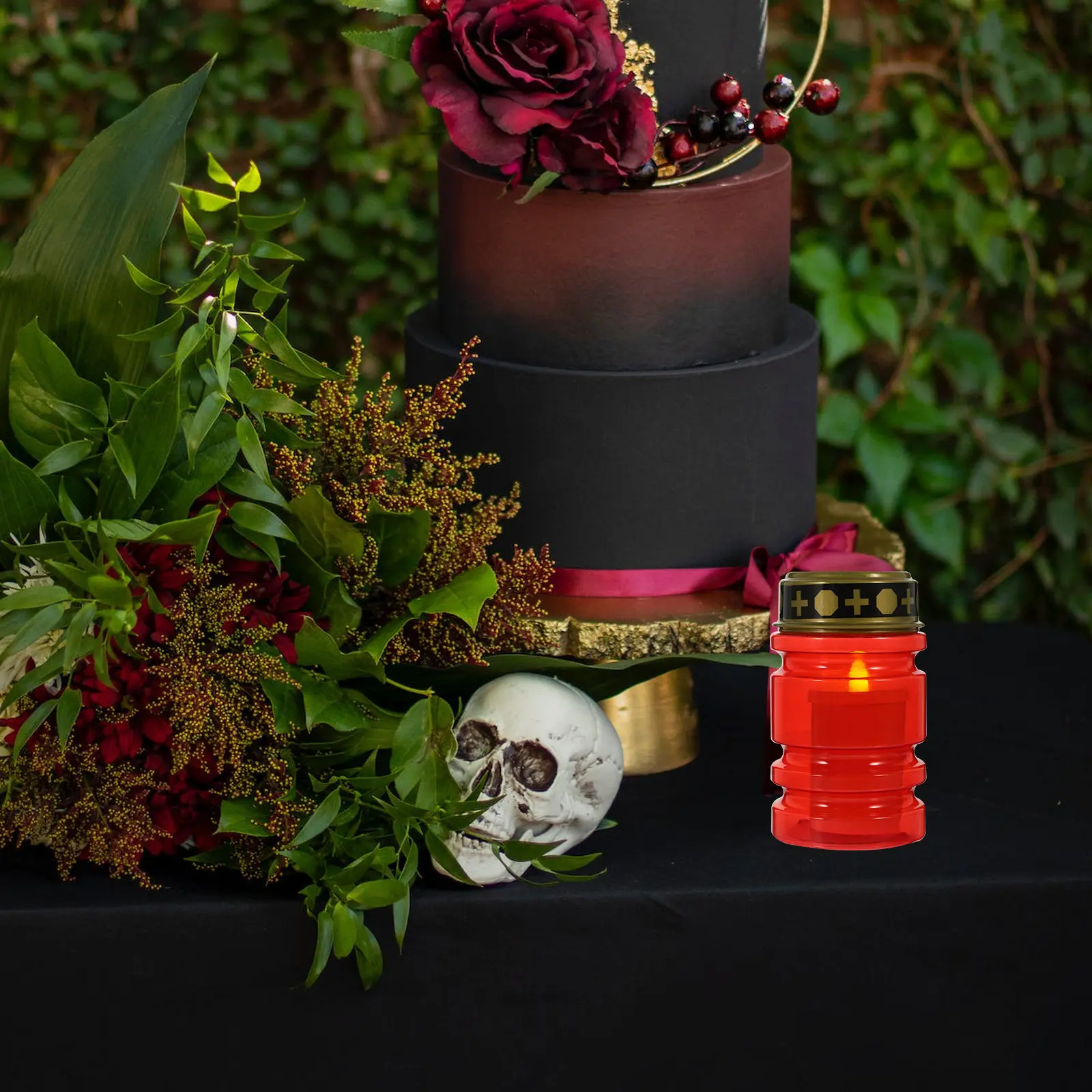 

2 шт. светодиодных беспламенных электрических свечей-ламп для церкви, электрические чайные свечи, уличные фальшивые светильники-столбики