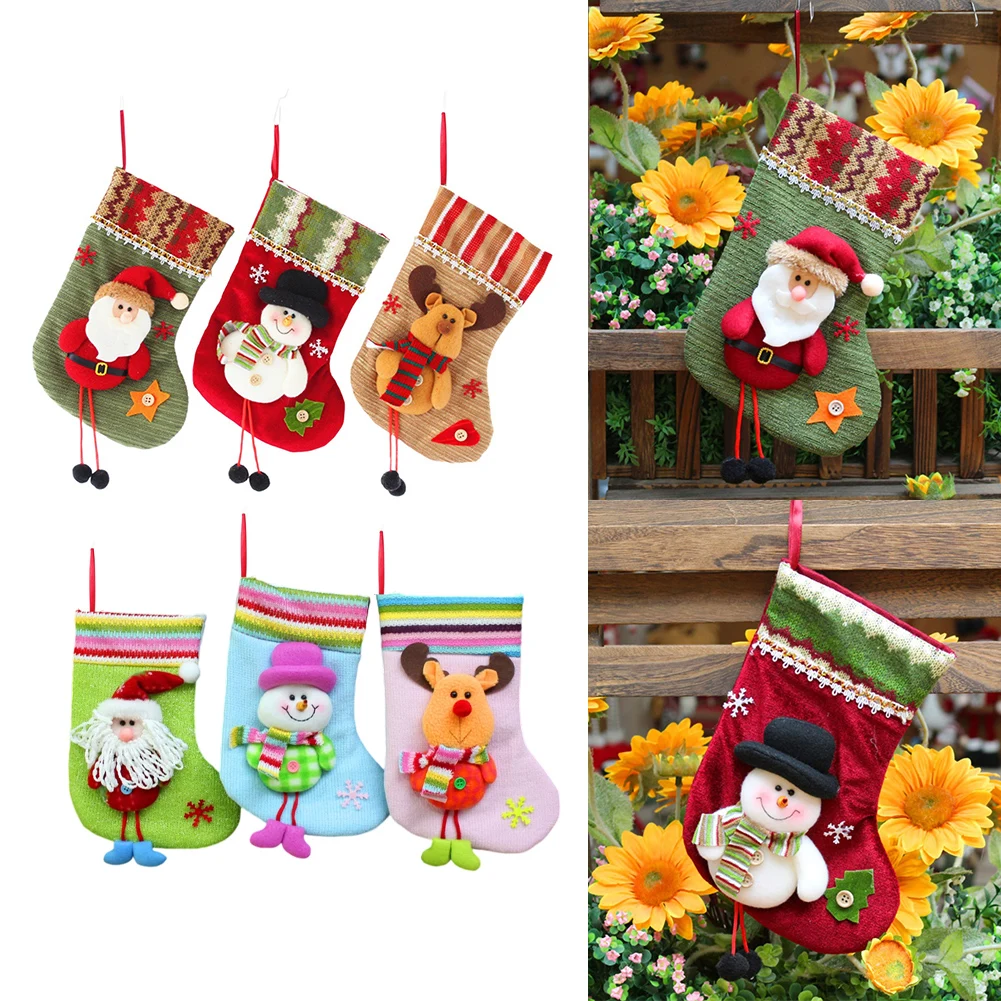 

Festive Holiday Socks Holiday Decorations Playful Classic Touch Sturdy Hanging Rope Generous Storage Capacity For Holiday Gifts