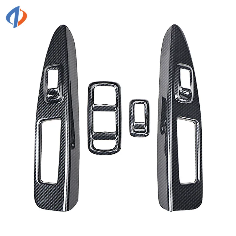 For Ford Fiesta 2009-2013 2012 2011 2010 Door Electric Window Switch Lift Panel Trim Cover Sticker