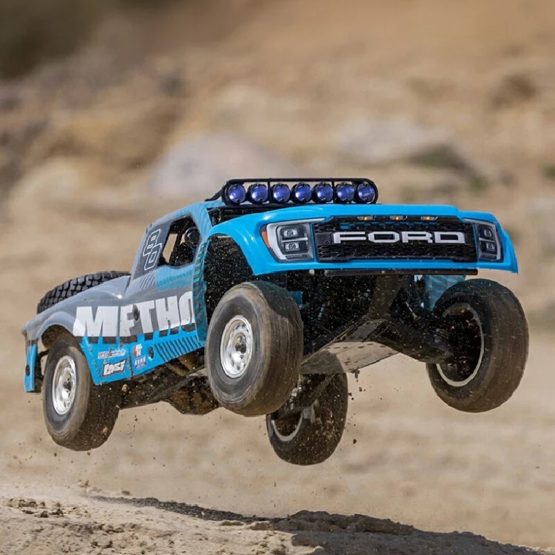 Nieuwe LOSI RC modelauto, kleine Baja Rey Raptor 1/10 vierwielaandrijving RTR afstandsbediening elektrische woestijn korte vrachtwagen