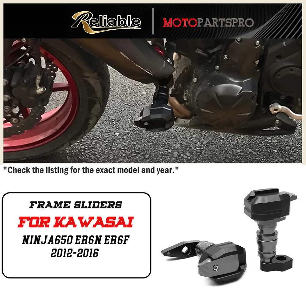 

Fall Protection Frame for KAWASAKI ER6N ER6F ER-6N ER-6F NINJA 650 ER 6F Motorcycle, Sliding Fairing, Crash Protection