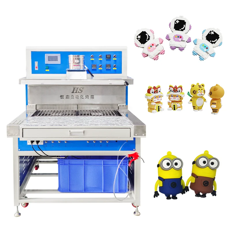 Automatic PVC Label Bake Baking Oven Heat Heating Mold Machine for Making 2D 3D Keychains Figure Toys Dolls