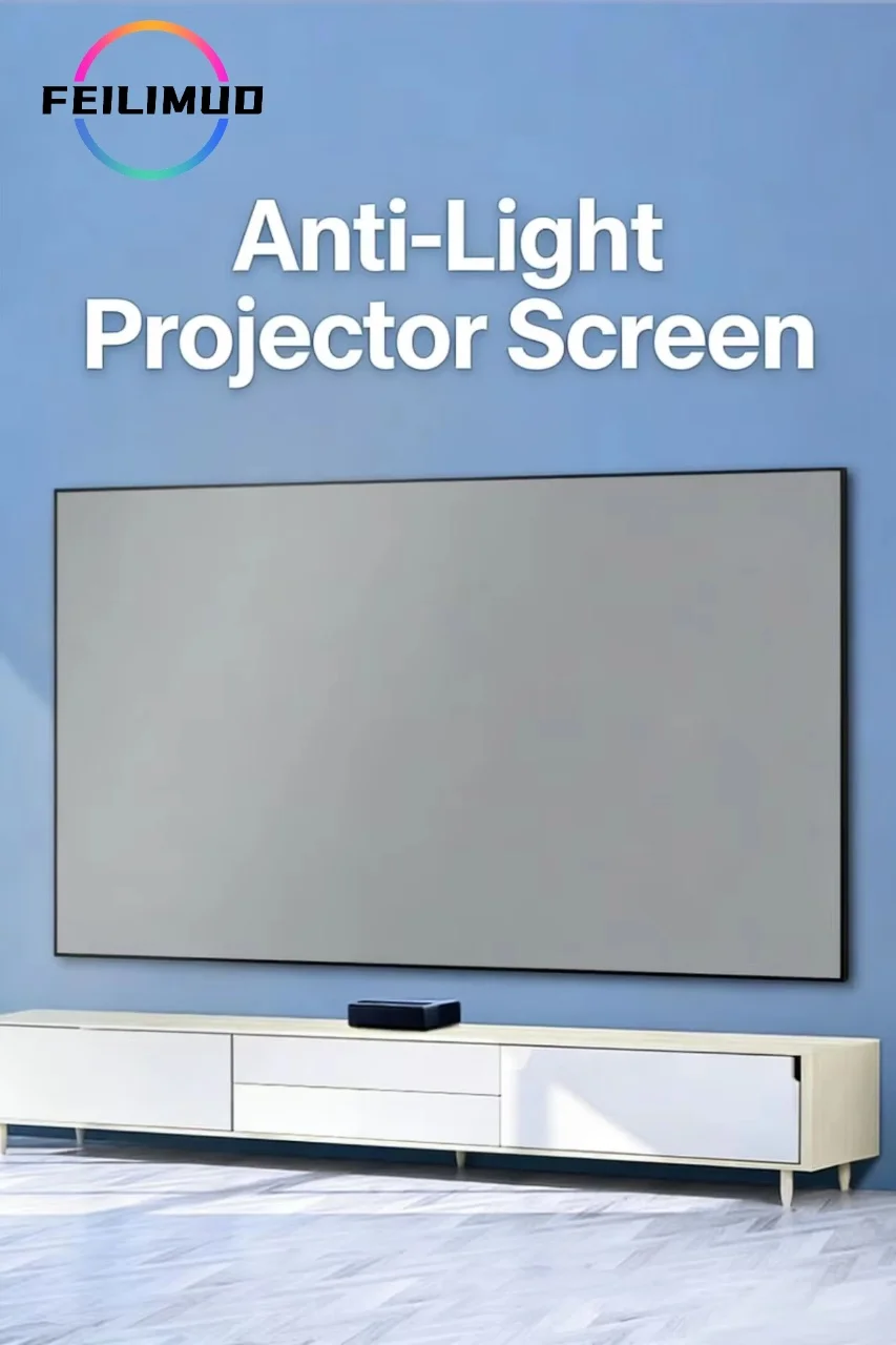 

Антисветовой экран Портативный 3D-проекционный экран высокой четкости 16:9 с несколькими размерами, подходящими для проектора Touyinger H6/Q10