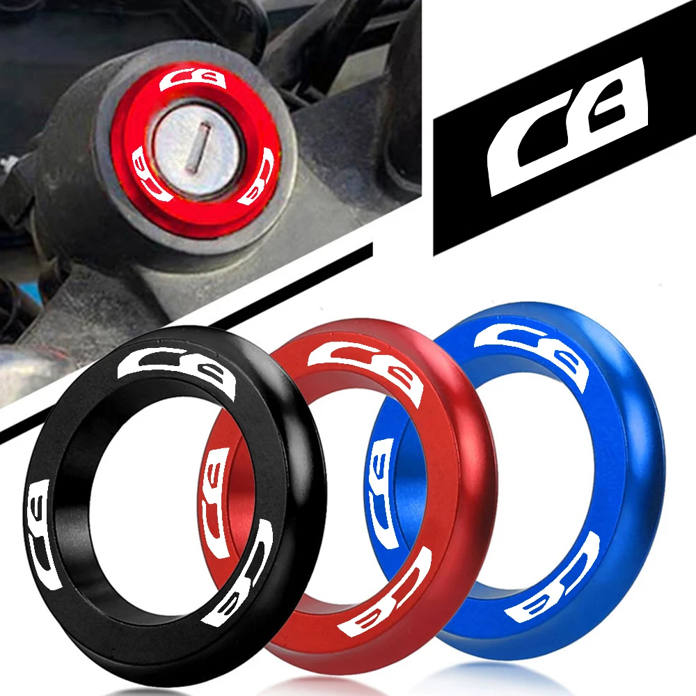 

FOR HONDA CB125F CB125R CB 150 R CB190 CB190R CB 250R Motorcycle Decorative RING Aluminum Accessories lgnition Switch Cover Ring