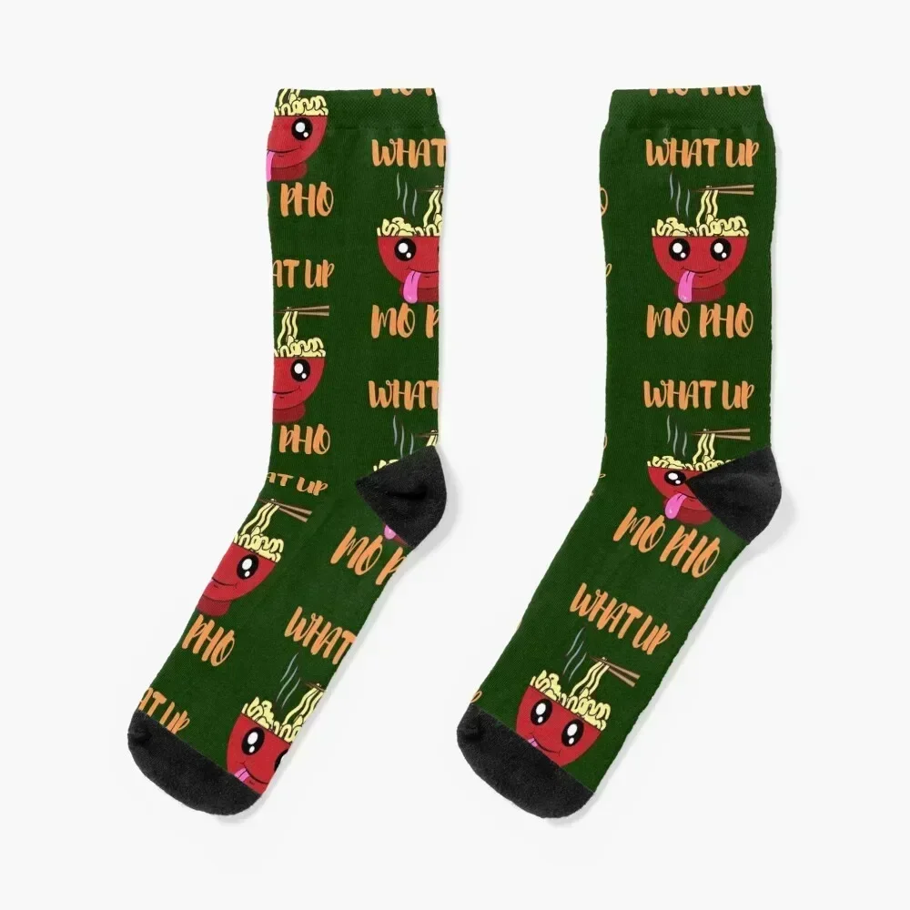 

What Up Mo Pho Socks golf summer sports and leisure custom Socks For Men Women's